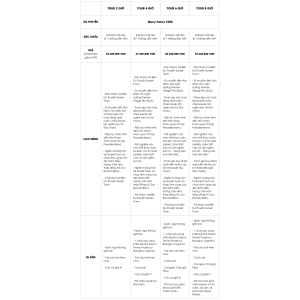 Thông tin về tour